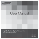 Samsung HMX-U20LP User manual