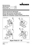 WAGNER W400SE Operating instructions