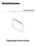 Marshall Electronics V-R1041-IMD-TE4U Operating instructions