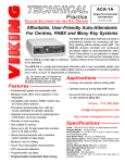 Viking ACD-10 Specifications