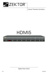 Zektor HDMI5 Specifications