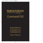 SignaMax FO-098-8060 User`s manual