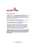 Sceptre E46 User manual