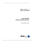 Multitech RF802EW User guide