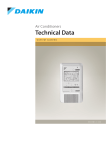 Daikin BRC1E52B7 Technical data