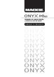 Control4 Onyx Owner`s manual