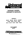 Westerbeke M4-30 Owner`s manual