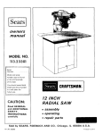 Craftsman 113.23301 Owner`s manual