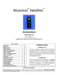 Alcovisor BAC-100 Specifications