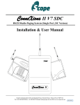 scope ConneXions II V7 SDC User manual