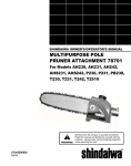 Shindaiwa 78701 Operator`s manual