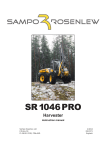 Sampo SR1046PRO Instruction manual