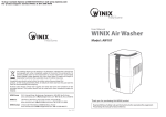 Winix AW107 Specifications