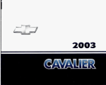 Chevrolet 2003 Cavalier Specifications