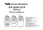 VX-820 Series Owner`s Manual