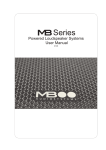 MB Audiosystems MB Series User manual