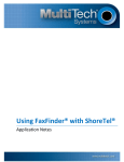 Multitech FaxFinder FF240-IP Installation guide