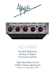 Apogee AD-500 Specifications