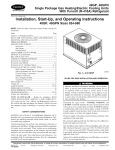 Carrier 48GP (N) 024-060 Operating instructions