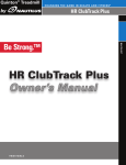 Quinton HR ClubTrack Plus 00425 Owner`s manual