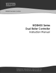 Walchem WDB400 Series Instruction manual