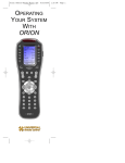 Universal Remote MX-850 Specifications