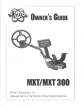 MXT Manual - White`s Electronics