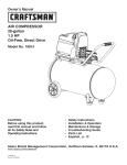 Craftsman 16914 Owner`s manual