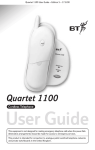 BT QUARTET 1100 User guide