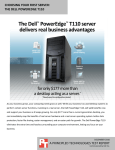 The Dell PowerEdge T110 - Principled Technologies