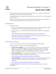 Roomie Remote 3 Quick Start Guide