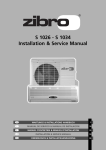 Zibro S1026 Service manual
