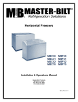Master Bilt MSC30 User manual