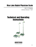 Rice Lake 140-10-7N Series Operating instructions