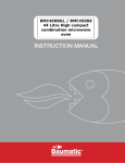 Baumatic BMC460BGL User manual