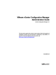 VMware VCENTER CONFIGURATION MANAGER 5.3 - VCENTER DISCOVERED MACHINES IMPORT TOOL GUIDE Installation guide
