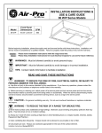 VMI 06 P Use & care guide