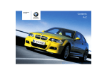 BMW M3 Owner`s manual