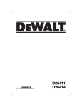 DeWalt D26411 Technical data