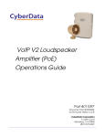 CyberData 011097 Product specifications