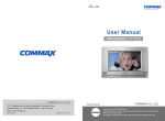 Commax CDV-1020AE User manual