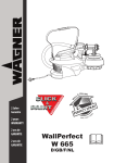 WAGNER WallPerfect W665 Operating instructions