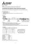 Mitsubishi Electric XD520U-G User manual