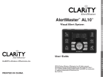 Clarity AlertMaster AL11 User guide