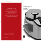 Wolfgang Puck SWIVELBAKER WPWB0010 Operating instructions