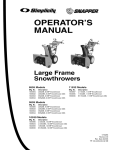 Simplicity 85268E Operator`s manual
