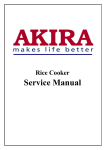 akira RK-218 Service manual