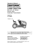 Craftsman 917.28634 Operator`s manual
