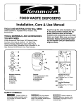 Installation, Care & Use Manual