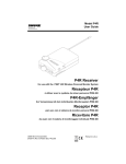 Shure PSM400 Wireless Personal User guide